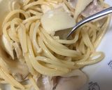 簡単　えのき豚肉の和風パスタ作り方13写真