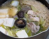 今日の鍋🍲鶏塩寄せ鍋作り方9写真