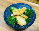 鶏むねとブロッコリーのガリバタ炒め作り方5写真