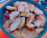 ＊冷凍里芋と焼豚の味しみ煮っころがし＊作り方2写真