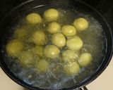 抹茶白玉のおしるこ作り方2写真
