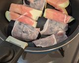 ナスと豚バラのトマト煮込み！作り方3写真