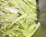 野菜たっぷり・にんにくソース焼きそば作り方2写真