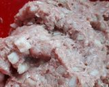 豆乳入り☆米粉のホワイトソース☆肉だんご作り方1写真