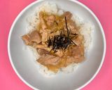 【保育園給食】焼き鳥丼作り方5写真