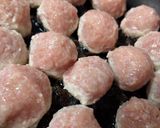 肉だけで簡単💫ふわふわミートボール作り方4写真