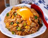 ガッツリスタミナ系☆🤩☆豚バラにら炒飯作り方5写真