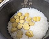 塩だけで栗ごはん作り方5写真
