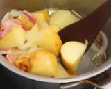 濃厚チーズのジャーマンポテトスープ作り方4写真