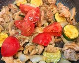 豚肉と夏野菜のカレーオイスターソース炒め作り方7写真