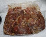 豚こま肉の緑酢がけ作り方1写真