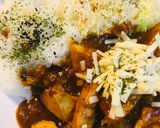 レトルトカレーで作るチーズのせカレー作り方4写真