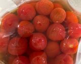 夏休み！トマトのぶどうジュース漬け作り方9写真