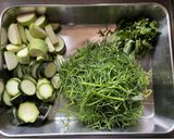 ズッキーニやおかひじきの揚げ物作り方1写真