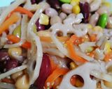 和えるだけ！かさ増し根菜豆サラダ作り方3写真