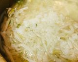 鍋の〆●もやし海苔雑炊作り方2写真