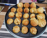 不器用たこ焼き器で残てんぷら粉ドーナツ作り方2写真