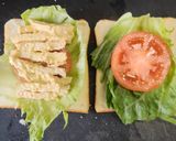 カレーマヨのサラダチキンサンドイッチ作り方4写真