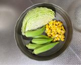 オクラのコールスローサラダ✨作り方1写真