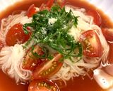 簡単！大葉とトマトの冷製そうめん作り方6写真