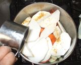 かぶ豆乳スープ♪簡単レシピ食べ過ぎ膨満感作り方8写真