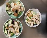 クリーミーそば飯味豆腐入ナムル風炒め煮作り方11写真