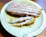 カスベの青梅塩麹漬け焼き バーナー処理 作り方9写真