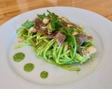 ルッコラ・ペーストと生ハムのパスタ作り方7写真