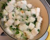 朝から簡単♪サッパリ梅はんぺん雑炊作り方2写真