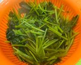 ほうれん草の茎、大量消費！中華おひたし作り方3写真