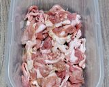 【耐熱容器ver.】レンジで簡単生姜焼き作り方3写真