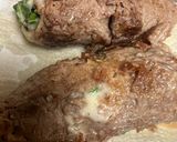 牛薄切り肉のチーズ🧀ルッコラ🥬巻き作り方5写真
