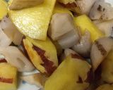 腸活れんこんとさつまいもの糸引き甘酢和え作り方4写真