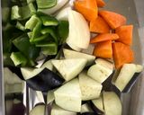 豚肉と茄子の酢豚風作り方1写真