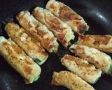 竹輪巻きおくらの肉巻き作り方4写真