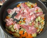 簡単時短！10分以内にできる豚肉と根菜甘辛炒め作り方4写真