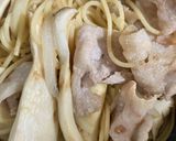 簡単　エリンギ豚肉和風パスタ作り方13写真