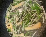 水菜と油揚げのお浸しとお吸い物👉一度に2品作り方2写真