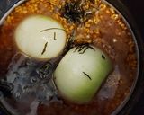 玉ねぎと糸切り昆布の炊き込みご飯作り方1写真