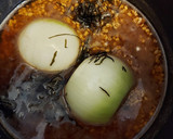 玉ねぎと糸切り昆布の炊き込みご飯作り方1写真