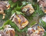 春香る♪菜の花と焼き鯖の手毬寿司😋作り方5写真