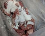 豚と蓮根ﾋﾟｰﾏﾝのｵｲｽﾀｰｿｰｽ炒め作り方5写真
