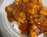 ちくわでエビチリ風作り方6写真