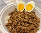 簡単ひき肉 漢の卤肉饭/鲁肉饭作り方6写真