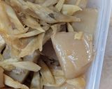 簡単★ごぼうとこんにゃくの鶏ガラ炒め作り方3写真