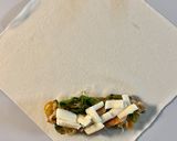 *菜の花と豚肉のチーズ春巻き*作り方4写真