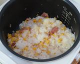 ベーコンとトウモロコシのバター醤油ご飯作り方12写真
