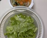 【簡単副菜】野菜サラダとポン酢ドレッシング作り方1写真