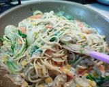 鮭とほうれん草のスパゲッティグラタン作り方6写真