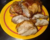 鶏むね肉とモモ肉の重ね焼き作り方5写真